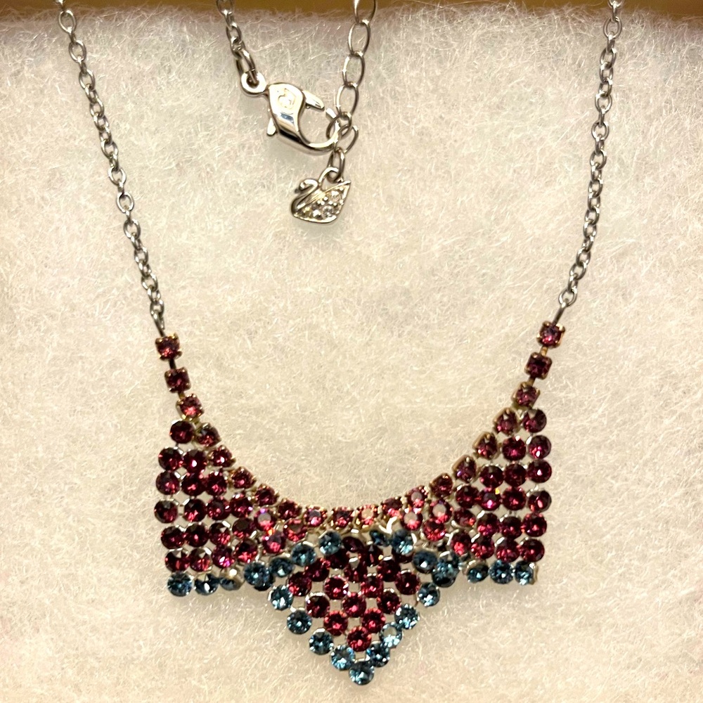 Swarovski multi-color collar necklace